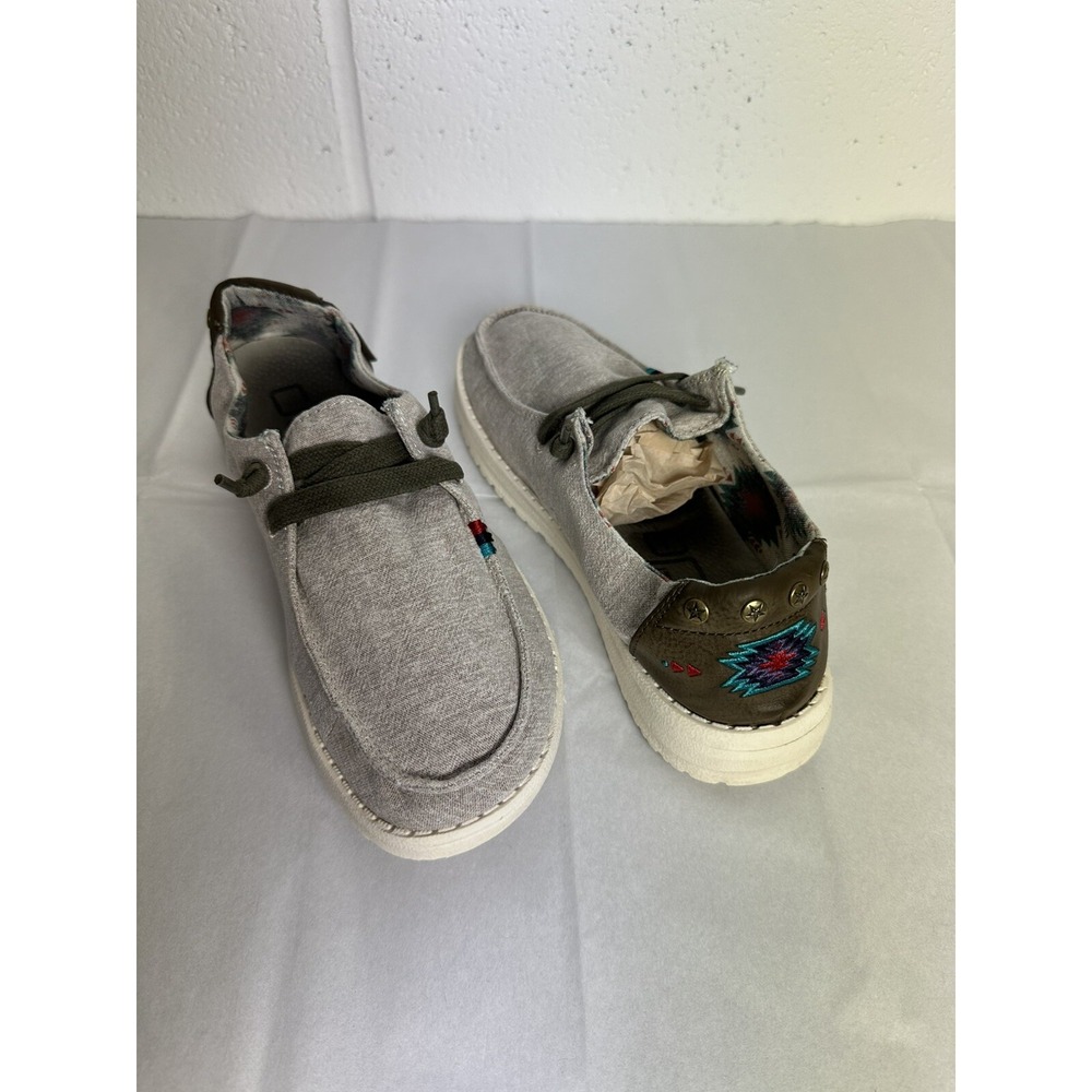 Hey Dude‎ Wendy Rodeo Wheat Aztec US Women's Size 6 Grey